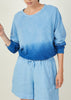 Tanja Tie Dye Sweatshirt in Blue by Hartford Paris