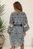 Janet Dress in Blue and White Print by Miss June