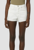 Lori Denim Shorts in White by Hudson Jeans