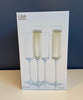 Otis Champagne Flutes by LSA - The Perfect Provenance