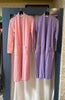 Three-Quarter Cashmere Cardigan in Blush Pink by The Perfect Provenance Luxury Cashmere Collection