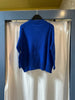 Italian Cashmere V-Neck in Majolica Blue by The Perfect Provenance Luxury Cashmere Collection