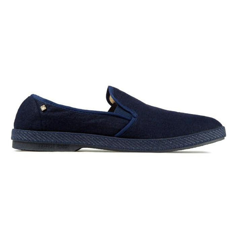 Navy Manoir Slip-On by Rivieras - The Perfect Provenance