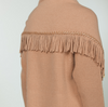 Galoya Cardigan in Pecan with Fringe by Max & Moi