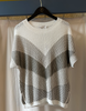 White and Grey Sweater By TONET - The Perfect Provenance