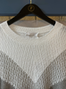 White and Grey Sweater By TONET - The Perfect Provenance