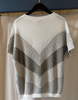 White and Grey Sweater By TONET - The Perfect Provenance