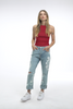 Thalia 90's Loose Fit Ankle with Rolled Hem Jean  by Hudson Jeans