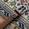 Women's Camel Brown Woven Belt by Billybelt