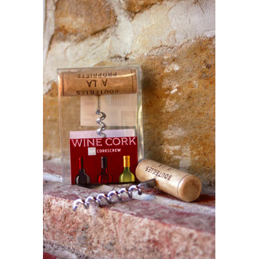 Wine Cork Corkscrew  By Paper Products - The Perfect Provenance