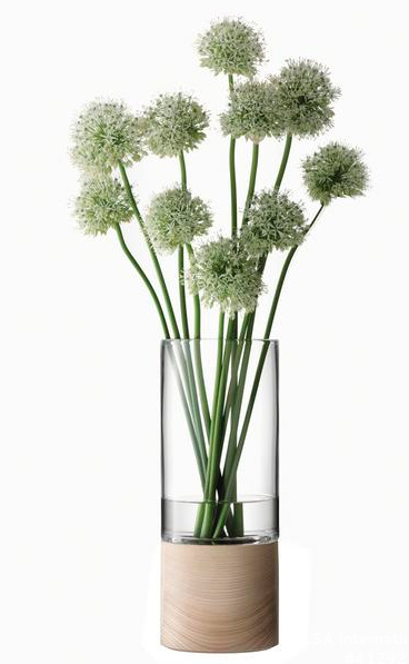 Lotta Vase with Lantern and Ash Base by LSA