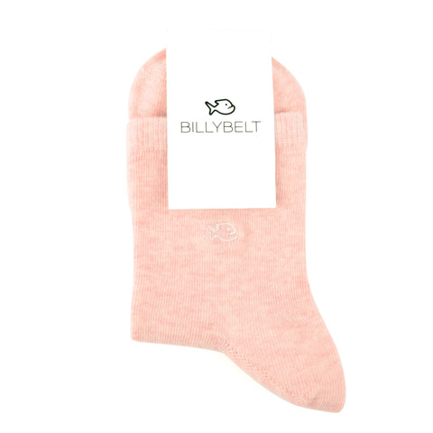 Mottled Cotton Socks in Pastel Pink by Billy Belt