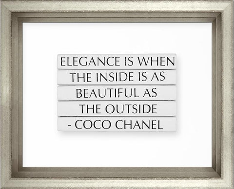 Elegance is When the Inside is as Beautiful as the Outside -- Coco Chanel - The Perfect Provenance