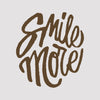Women's Smile More Organic Cotton Tees in Licorice or Marshmellow - The Perfect Provenance