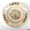 Transylvanian Wall Plates Set of 6 in White and Red Holly by All'Orgine
