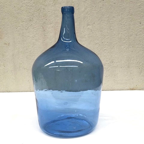 Vintage Blue Glass Wine Jugs Local Pick Up In Tiburon by All' Orgine