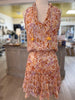 Clara Mini Dress in Orange by Poupette