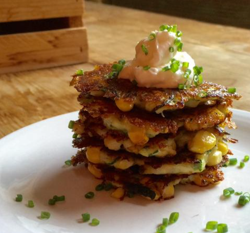 The Perfect Zucchini and Sweet Corn Fritters