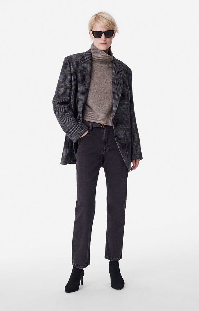Bradley Blazer in Anthracite Plaid by Vanessa Bruno - The Perfect Provenance