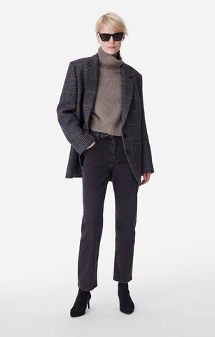 Bradley Blazer in Anthracite Plaid by Vanessa Bruno - The Perfect Provenance