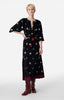 NEW Arabelle Dress in Black with Threaded Embroidery Pattern by Vanessa Bruno
