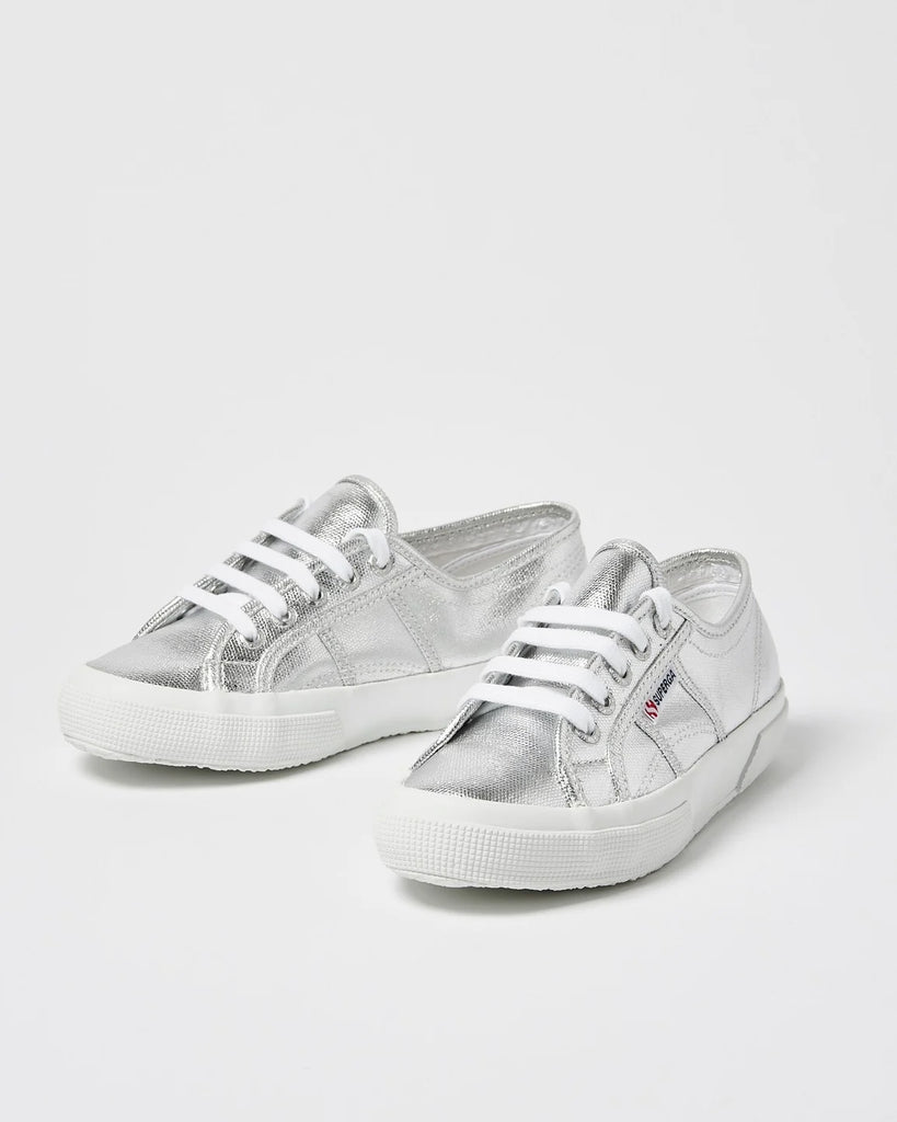 2750 Nappa in Metallic Silver by Superga