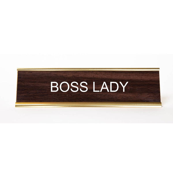 Boss Lady Nameplate