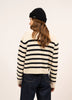 NEW Valmeiner Wool Oversized Striped Sweater in Navy & Ivory by Saint James