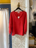 Danae Long Sleeve Blouse in White or Red by Colores