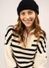 NEW Estaing Sweater in Navy with Cream and Rose Zipper by Saint James