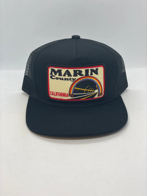 Marin County Rainbow California Pocket Hat by Bartbridge - The Perfect Provenance