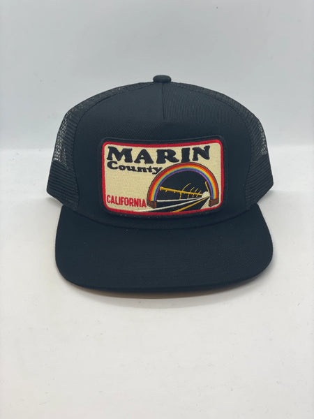 Marin County Rainbow California Pocket Hat by Bartbridge