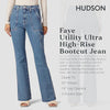 Faye Utility Ultra High-Rise Bootcut Jeans by Hudson