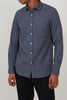 NEW Soft Button Up Shirt in Storm & Blue Stripe by Hartford
