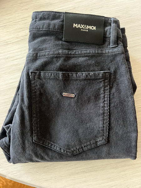 Dark Grey Tamara Light Corduroy Skinny Jeans by Max & Moi