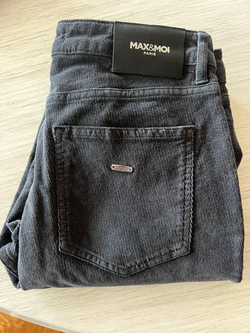 Dark Grey Tamara Light Corduroy Skinny Jeans by Max & Moi