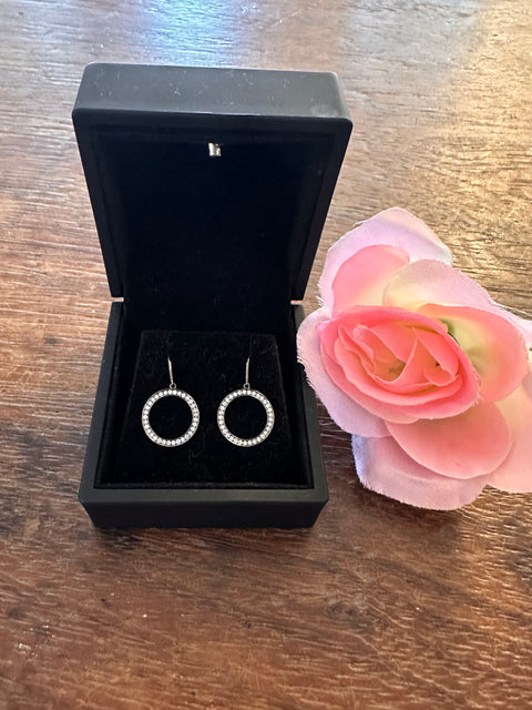 "Barbara" 18K Diamond Earrings by Circle of Life Collection - The Perfect Provenance
