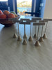 Burlap Pierced Earring Weighted Display Stands