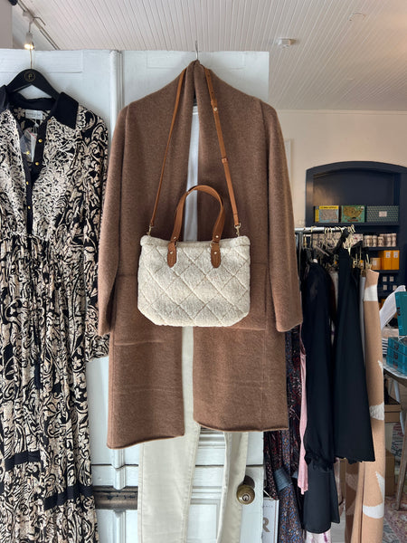 Small Cabas Crossbody Tote in Cream by Vanessa Bruno