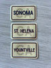 Wine Country California Town Stickers by Stickers Northwest - The Perfect Provenance