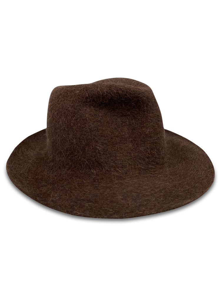 Nell Crusher Hat in Brown by Hat Attack