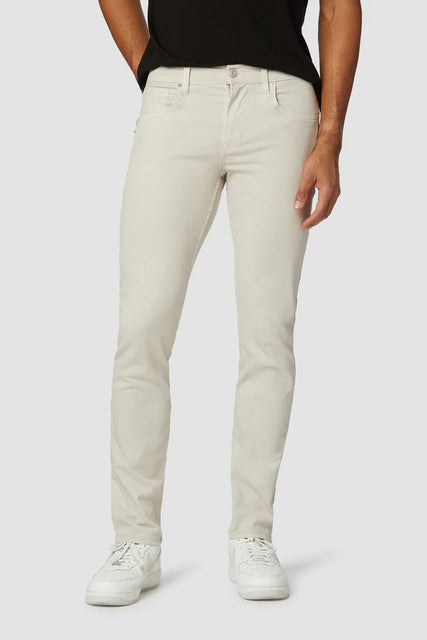 Blake Slim Straight Twill Pant in Light Ash by Hudson Jeans - The Perfect Provenance