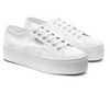 NEW 2790 Platform Sneakers in White by Superga