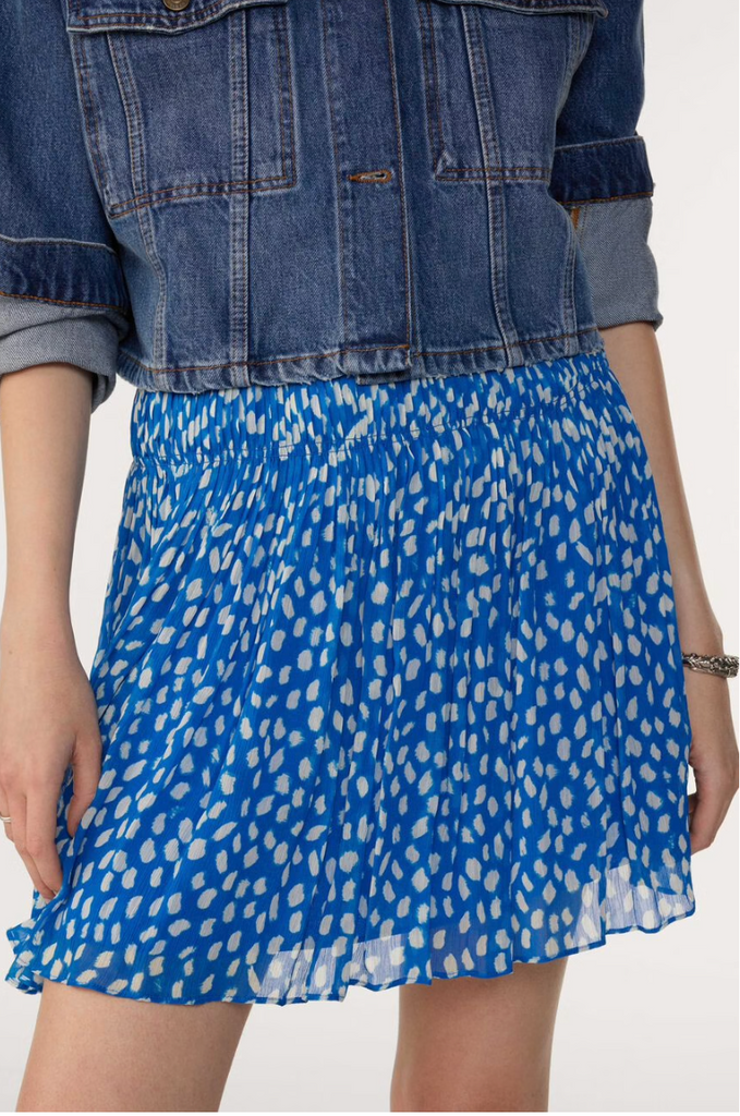 Bruma Short Skirt in Blue by Ba&sh