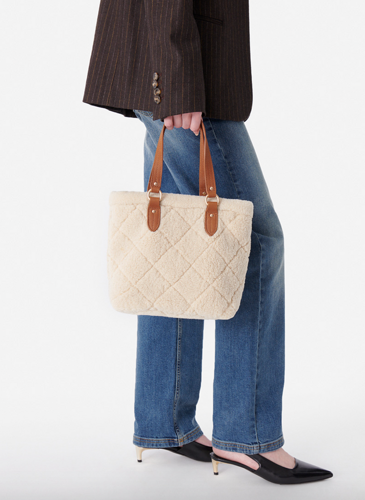 NEW Small Cabas Crossbody Tote in Cream by Vanessa Bruno