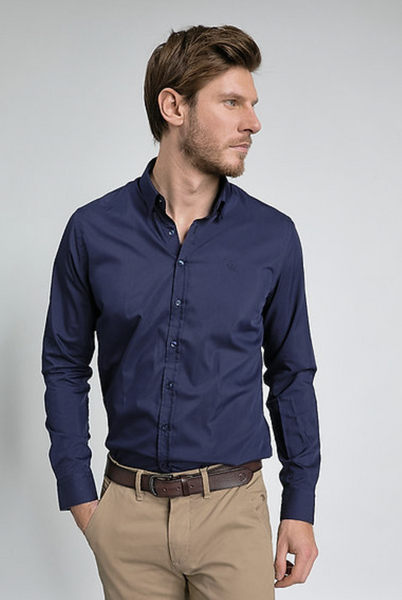 Lupin Classic Shirt in Dark Blue by Benson & Cherry
