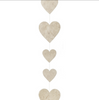 Handmade Paper Heart Garland by Fiorira Un Giardino