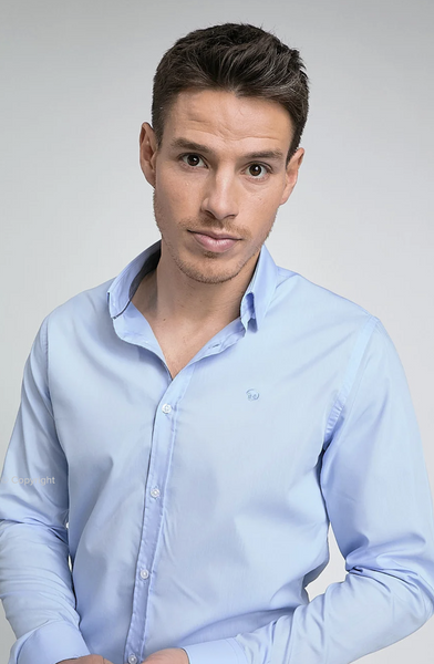 Lupin Classic Shirt in Ciel by Benson & Cherry