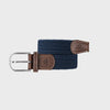 Slate Blue Elastic Braided Belt by Billybelt