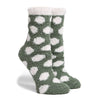 Polka Dot Fuzzy Socks